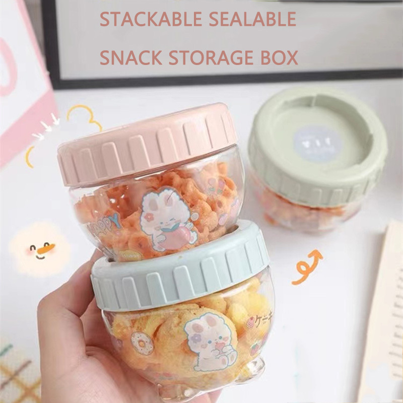 Candy Snack Storage Box With Lid Fruit Plate Candy Snack Jar - Temu