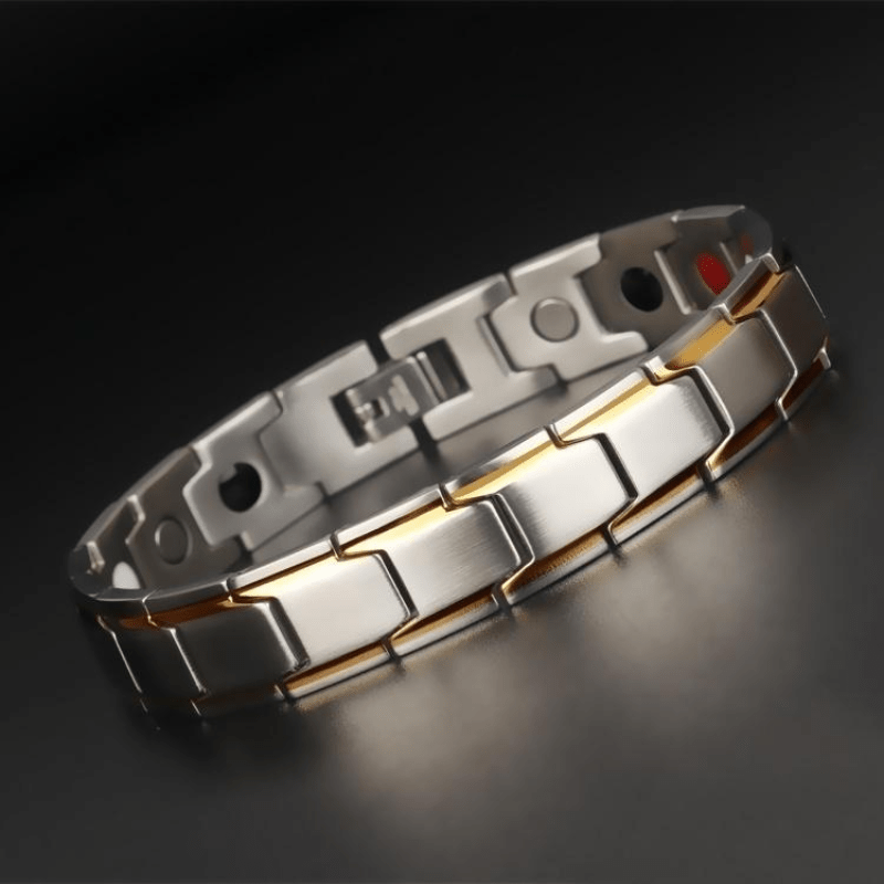 Men's Plated Copper Bracelet Hand Chain Adjustable Bangle