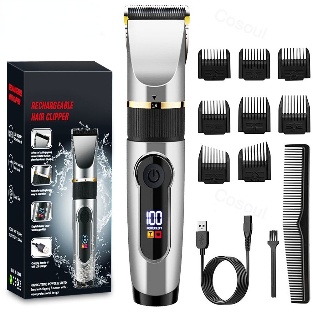 Electric Hair Clipper Hair Cutting Machine Hair Trimmer For Man Shaver  Barber Professional Beard Trimmer Hair Cutter | High-quality & Affordable |  Temu