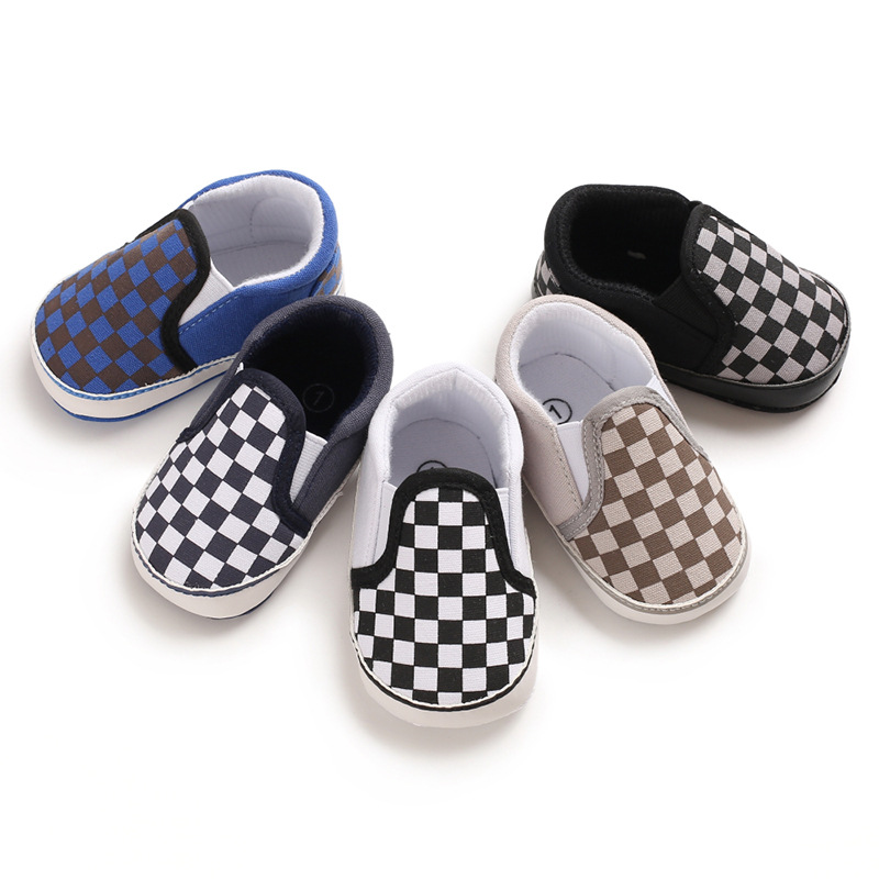  Newborn Baby Boy Girl Checkerboard Plaid Print