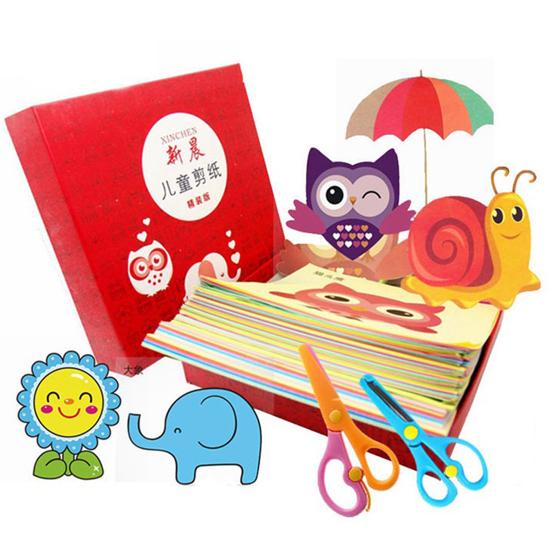 8Pcs/Set DIY Cartoon Paper Crafts Educational Toys For Children