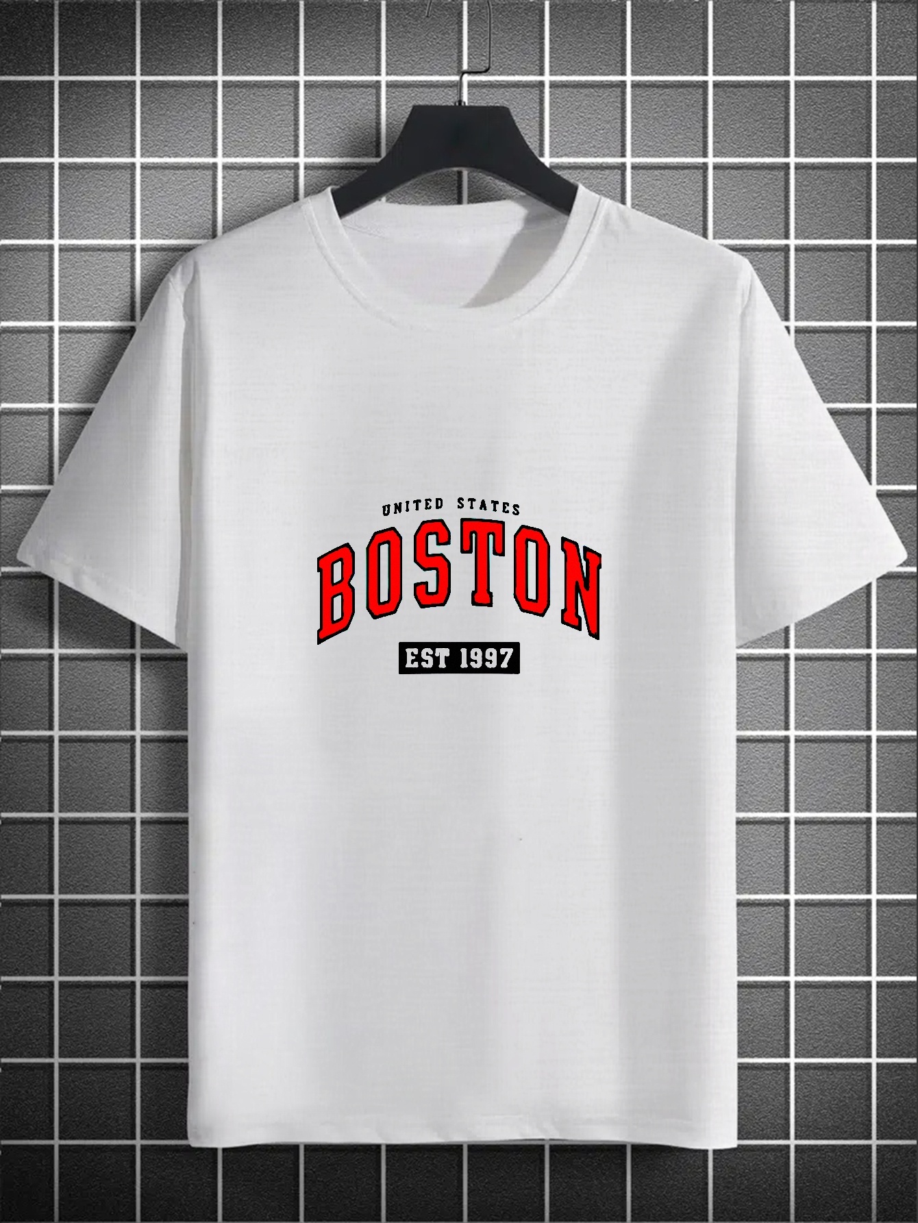 Men's Boston Red Sox White Graphic T-Shirt