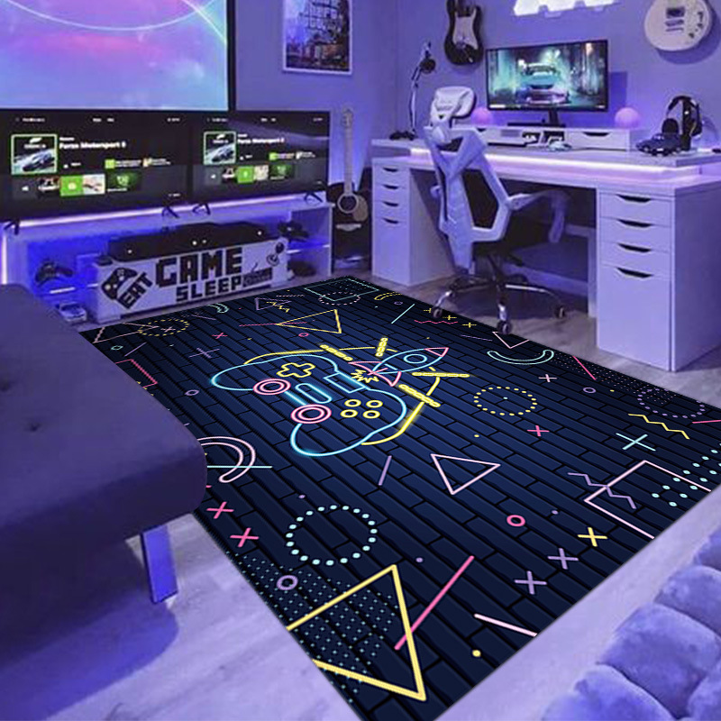 1pc Alfombra Decorativa Sala Juegos Área Videojugadores - Temu