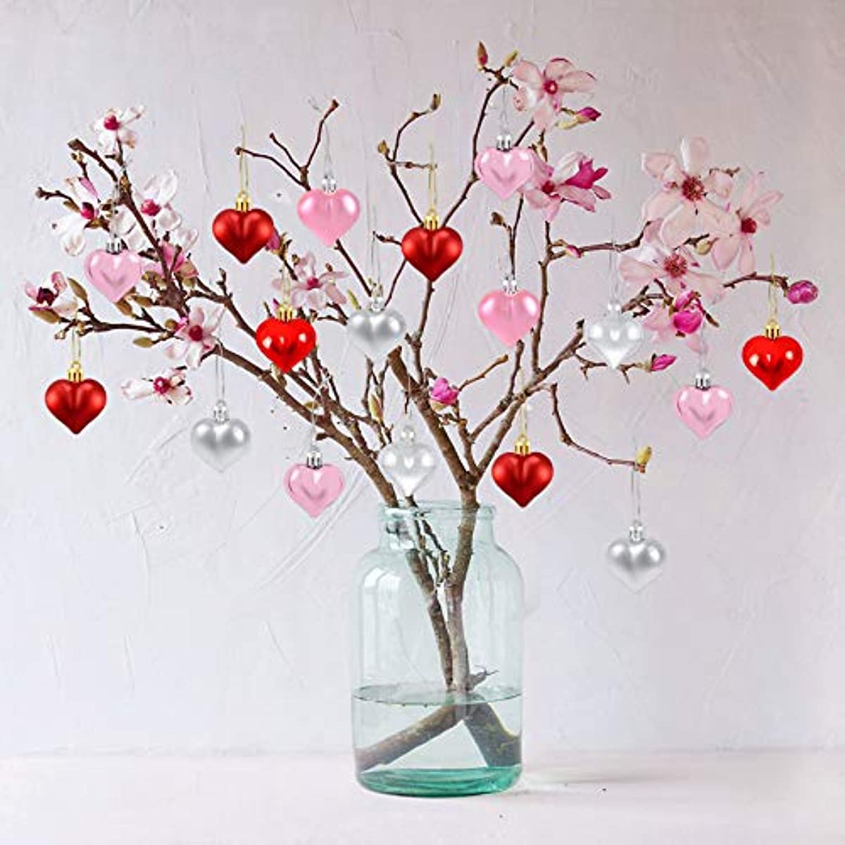 Decorazioni per il giorno di san valentino ornamento per il cuore 36 pezzi  ornamenti per l