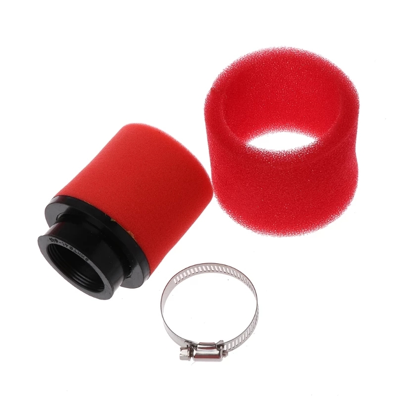 Black and Red Foam Air Filter 35mm 38mm 42mm 45mm 48mm 50mm 60mm