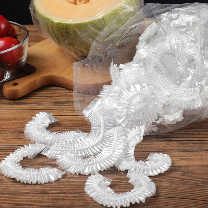 50pcs/100pcs Disposable Food Grade Household Cling Film Thickened Food  Storage Household Elastic Cling Film Kitchen Food Preservation Sealed  Preservat