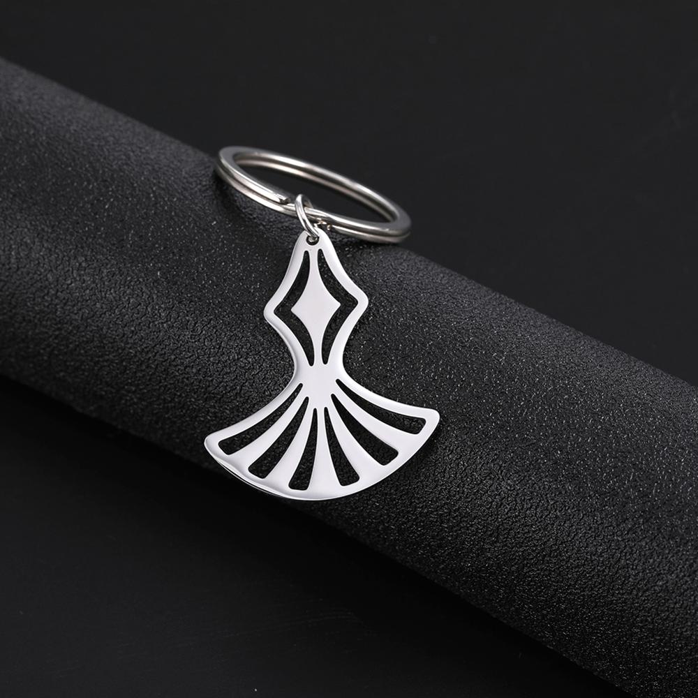 Jeshayuan Hollow Mandala Pendant Talisman Keychain Stainless Steel Geometry  Car keyring for Boyfriend Christmas Gift - AliExpress