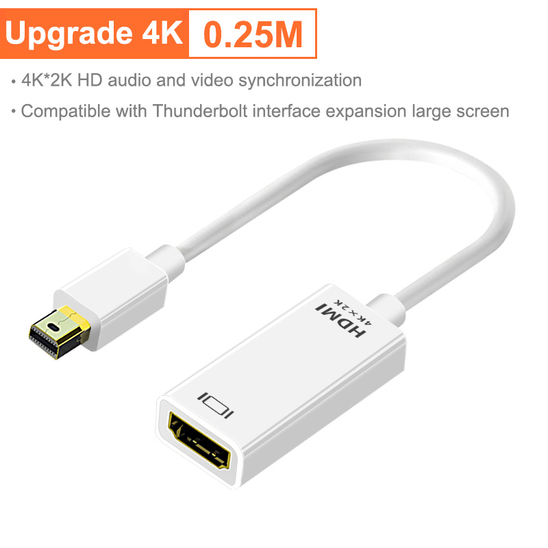 Convertidor adaptador Mini Dp a HDMI compatible con Macbook Air
