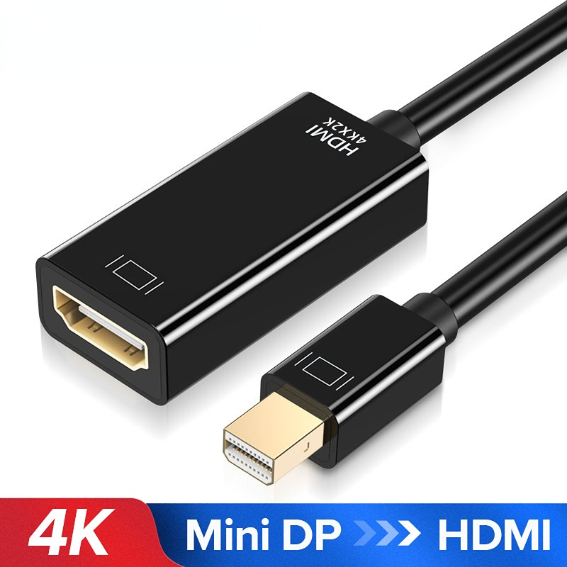 Adaptateur Mini Display vers HDMI 4k 1080P pour projecteur TV DP