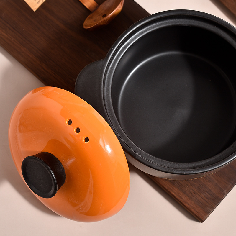 Ceramic Casserole Pot Dutch Oven With Lid Clay Pot - Temu