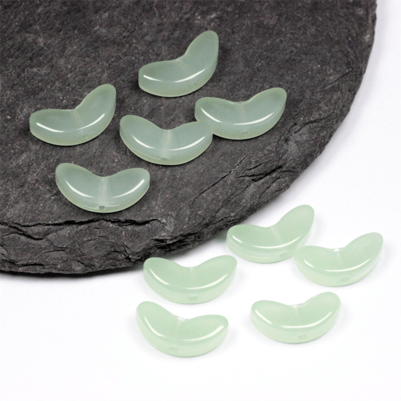 D2 Glass Tulip Flower Leaf Small Boat Beads Glass Beads Diy - Temu