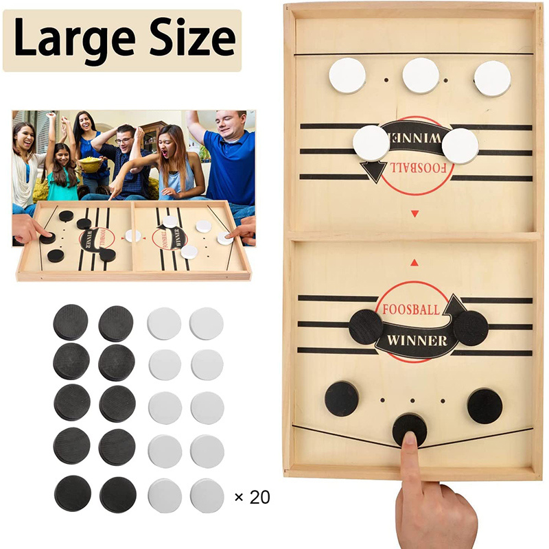 تسوق Foosball Winner Games Hockey Paced Sling Puck Board Game Fast