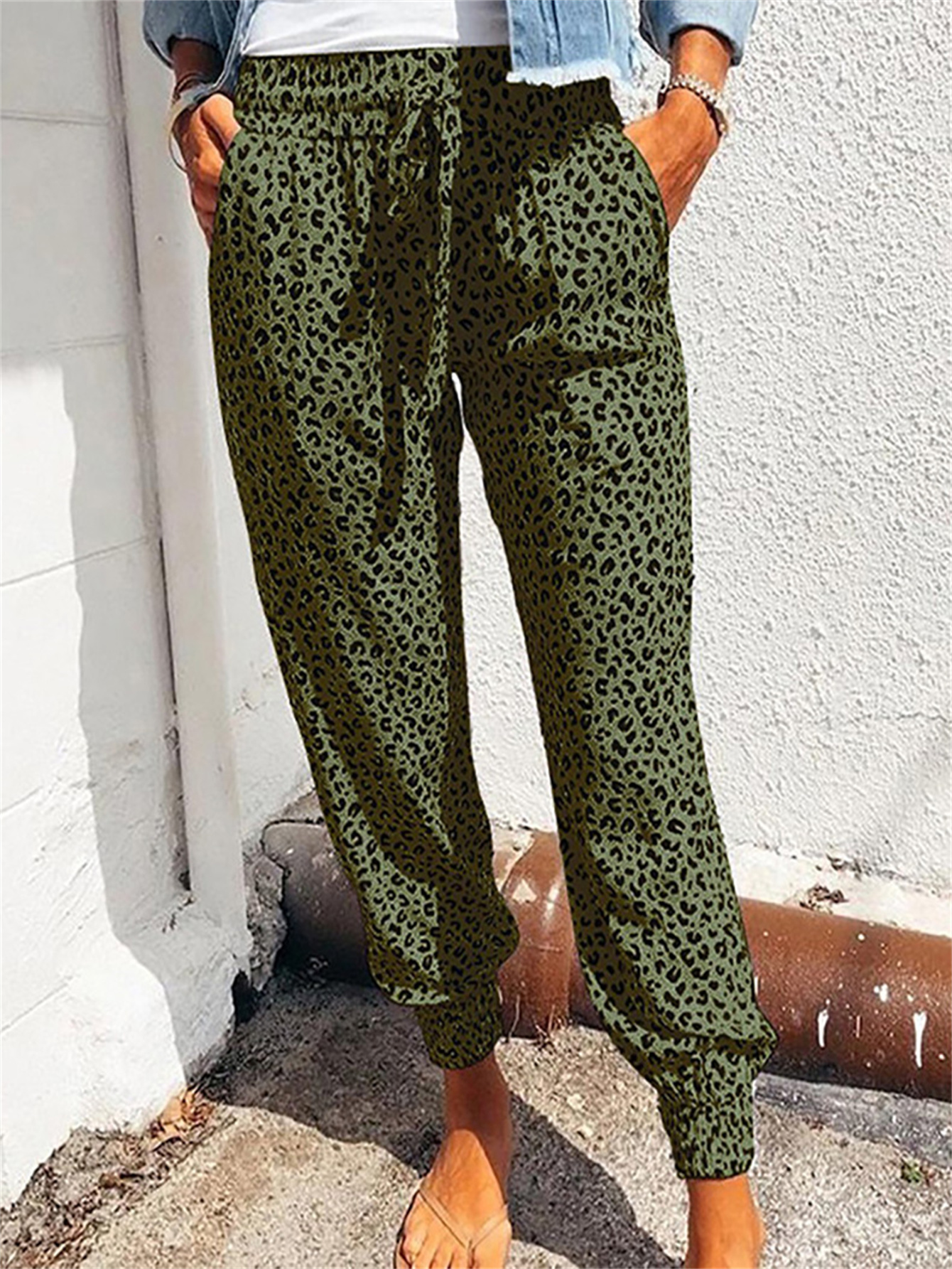 Leopard Print Soft Lounge Jogger Pants - SimplyCuteTees