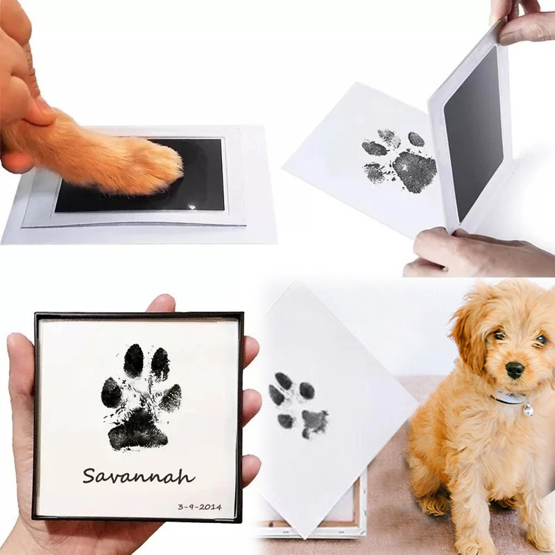 

Pet Dog Footprint Handprint Pad Safe Non-toxic Printing Pad Pet Footprint Baby Paw Footprint Pad
