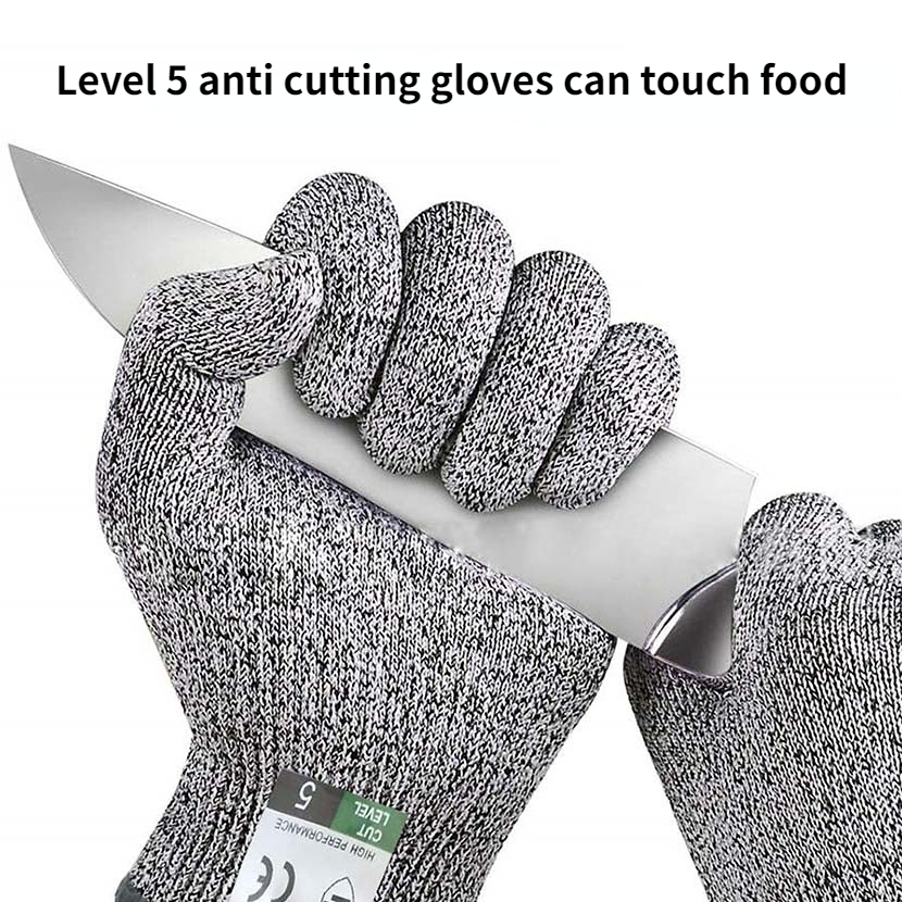 Guantes de cocina resistentes a los cortes y resistentes a los cortes,  guantes de metal anticorte, para herramientas de seguridad de carnicero de