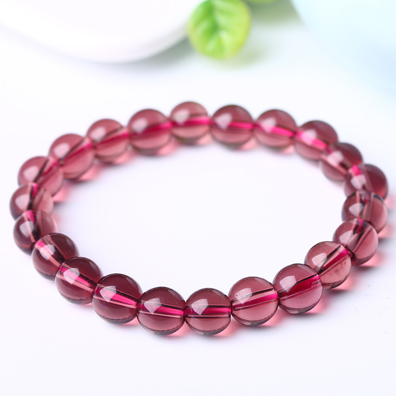 Glass Crystal Beaded Bracelets Men Handmade Stretch - Temu