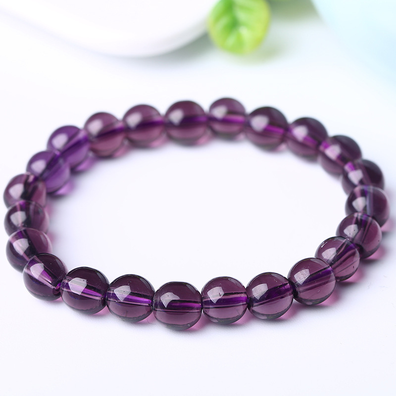 Glass Crystal Beaded Bracelets Men Handmade Stretch - Temu