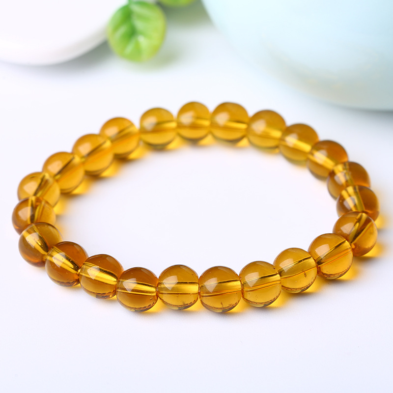 Stretch Bracelet | 8mm Beads (Triple Protection Gold) Medium