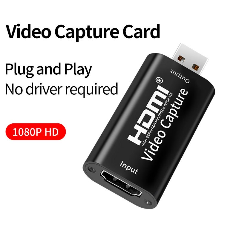 4k Usb 2 0 Audio Capture Card Hdmi Compatible Video Grabber Card Box For Ps4 Imac Pc Game Dvd Camera Live Streaming | Free For New Users | Temu
