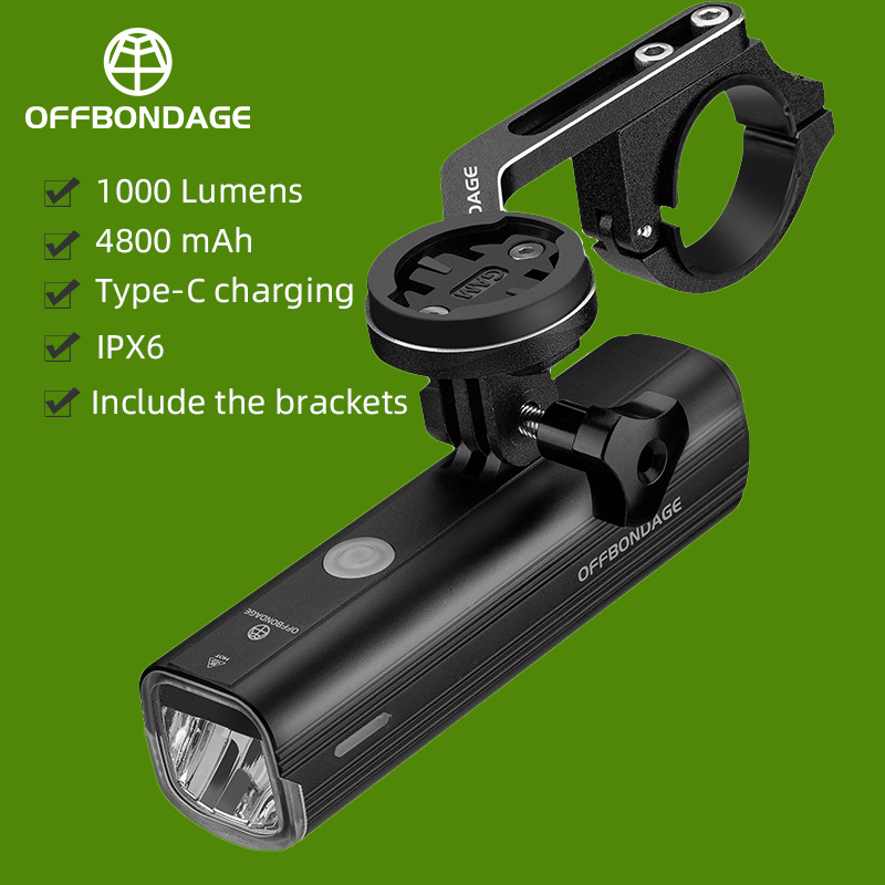 OneAmg Luz Bicicleta USB Recargable IP65 Impermeable Múltiples