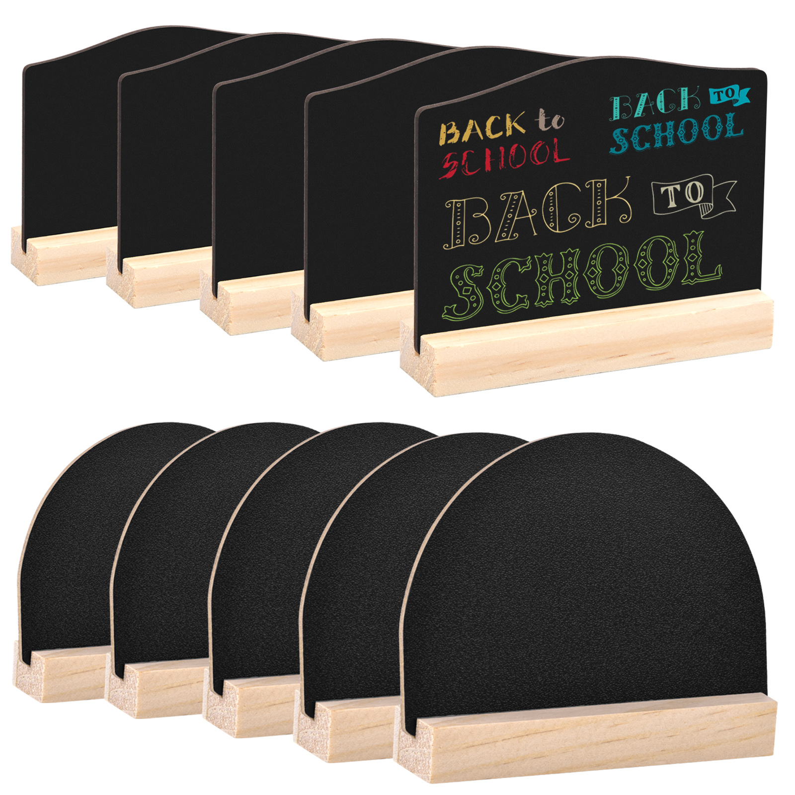 Chalkboards Mini Blackboard Wood Chalk Board With Wood - Temu