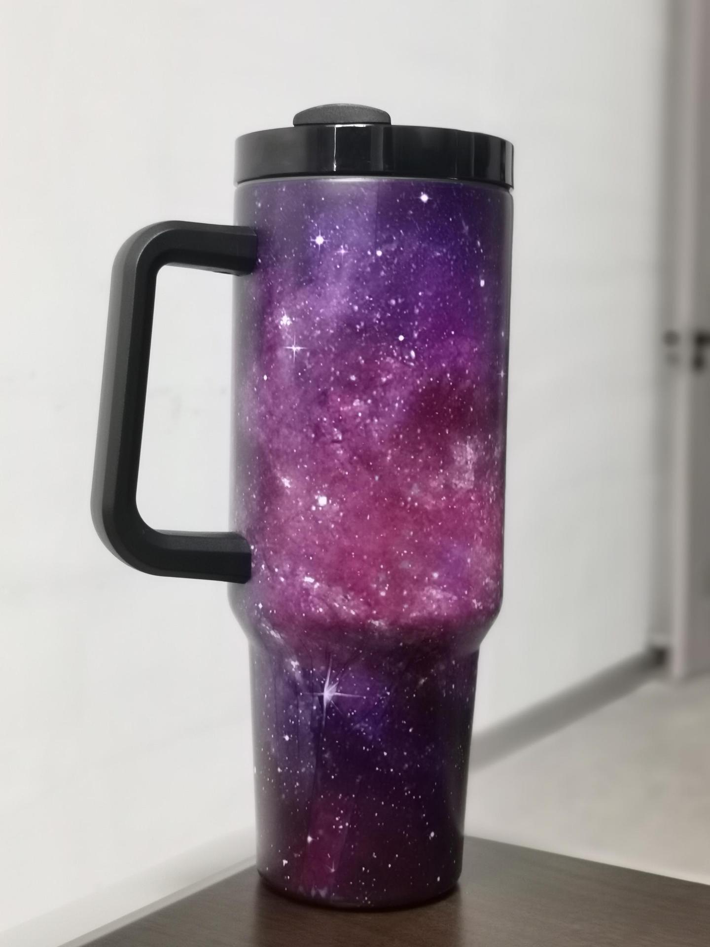 40oz Quencher Tumbler with Straw (Hibiscus Purple)