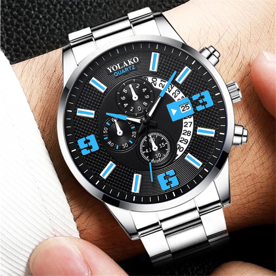 Reloj Hombre Mens Fashion Business Watches Men Business Casual