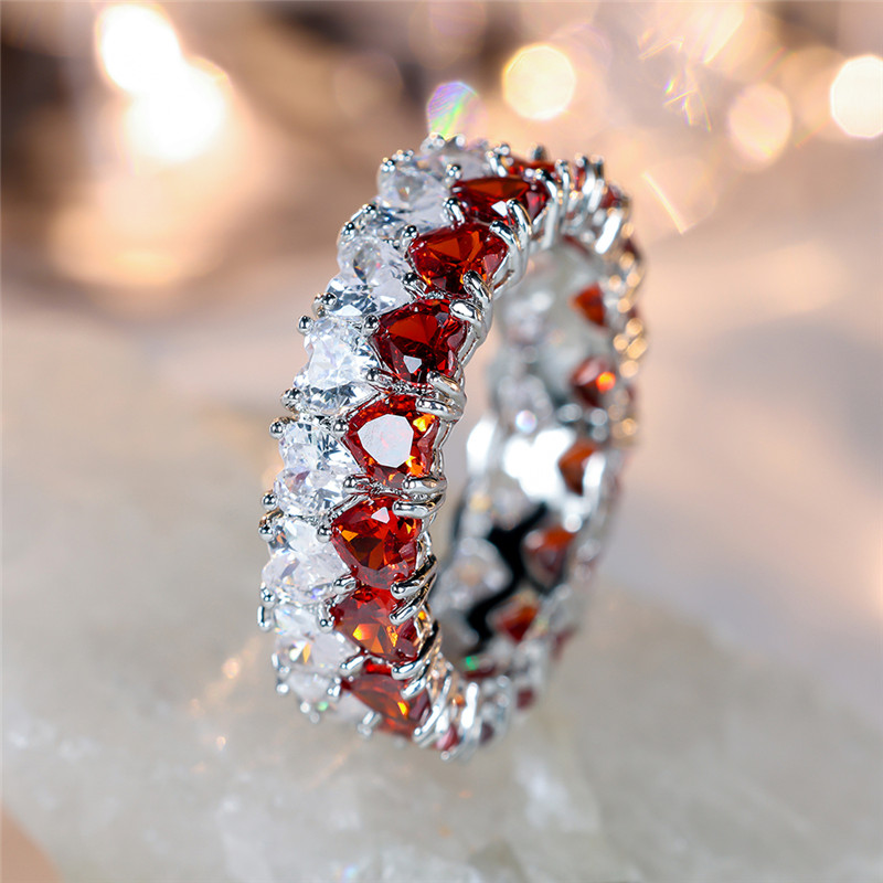 Stuan Exquisite Hollow Out Ring, Shiny Diamond Ring, Algeria