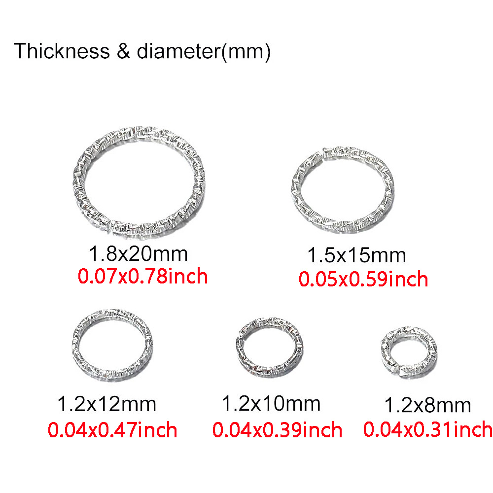 Jump Rings Split Rings Connectors For Diy Jewelry Finding - Temu