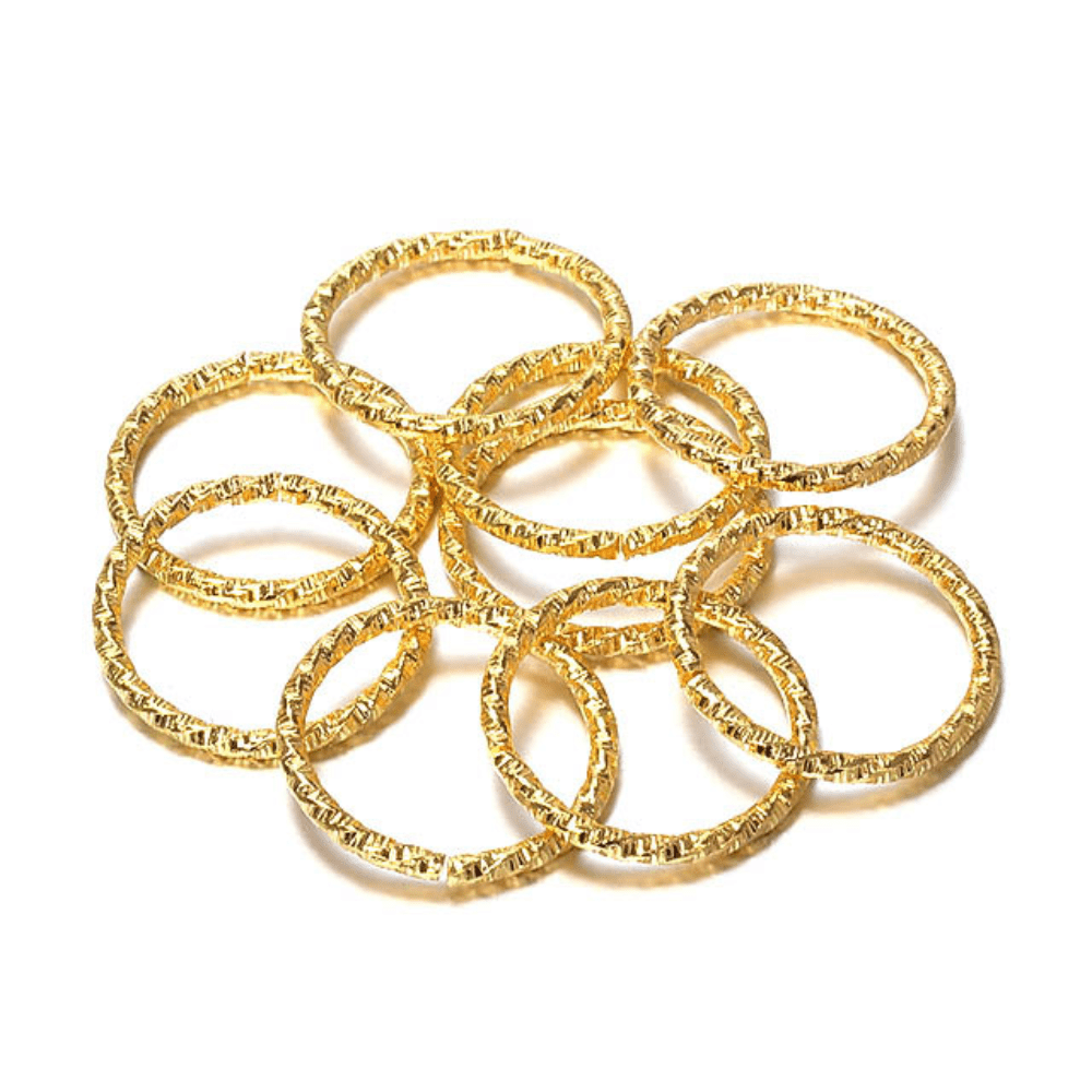 Louleur DIY Jewelry Findings Open Single Loops Jump Rings Split Ring for jewelry  making Open Jump Rings Connectors Wholesale