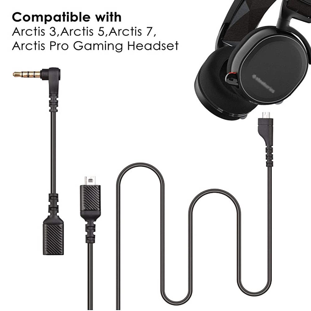 Replacement Gaming Mic for SteelSeries Arctis 1 Wired Wireless Xbox PS4  Headset