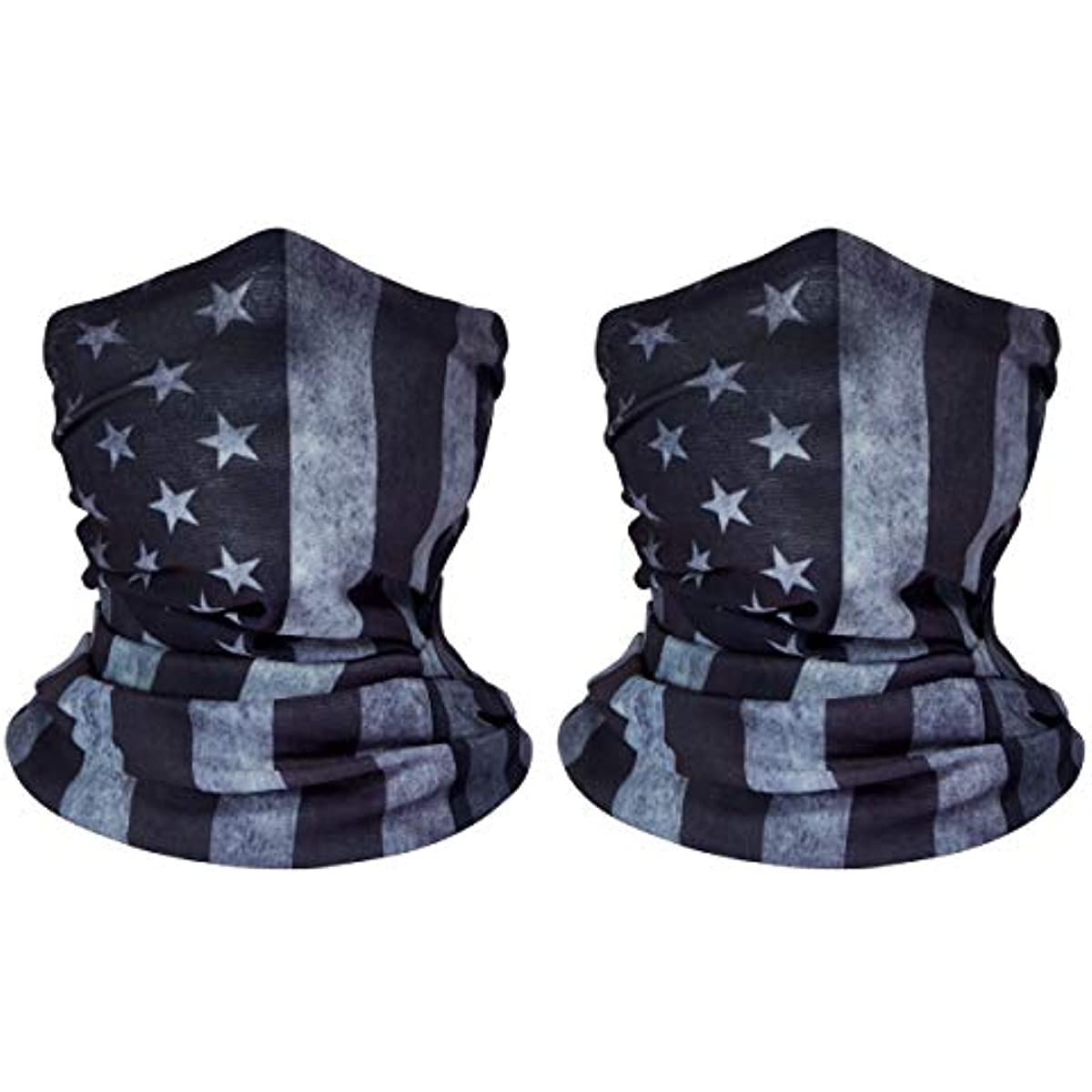 1pc Unisex Cool Flag Mask Scarf With Sun Protection Upf 23