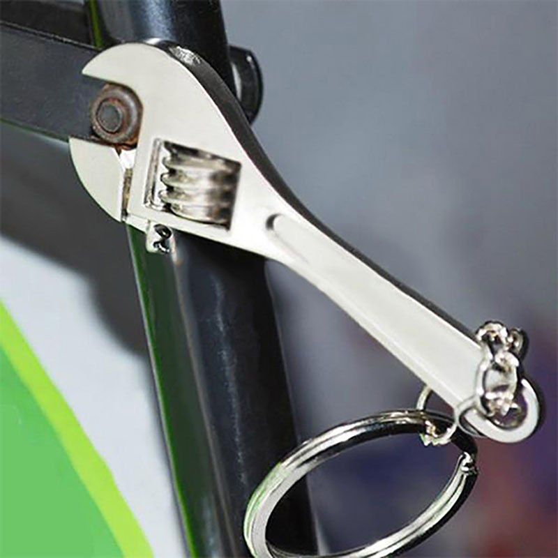 Creative Tool Wrench Spanner Key Chain Ring Keyring Metal Keychain  Adjustable