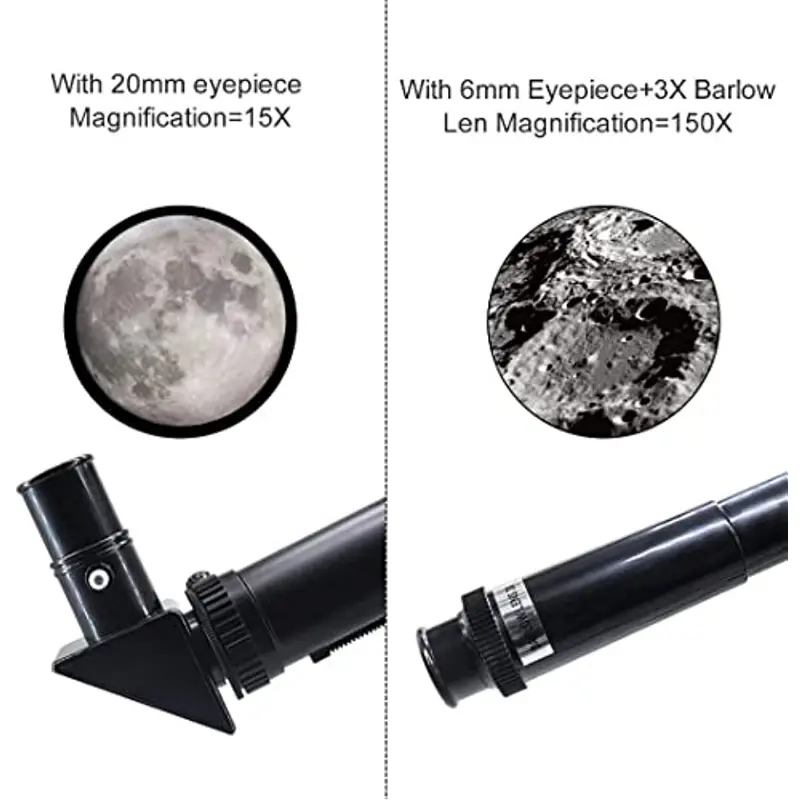 explore the universe with our high definition 70mm aperture refractor telescope perfect for adults and kids details 3