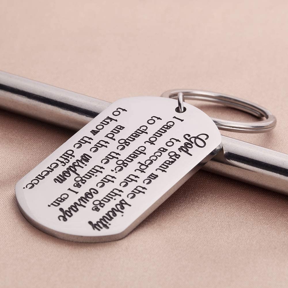 Serenity deals prayer keyring