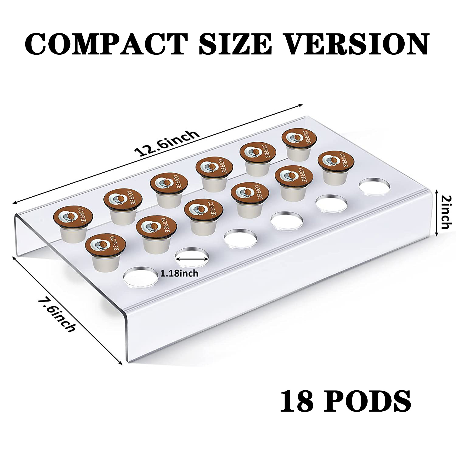 Caramelly Plexiglass - Acrylic Pods Holder for both Original