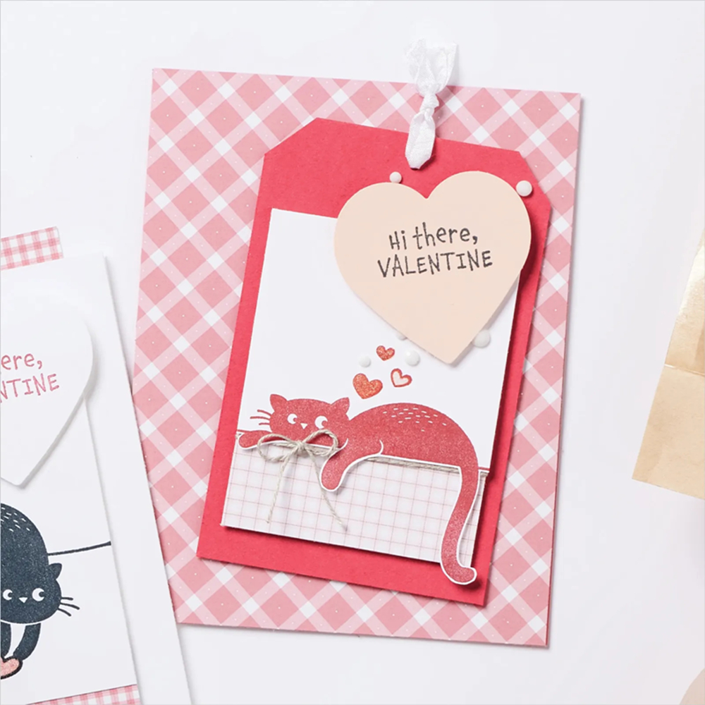 ADM-022 HEART CANDY Mini Planner Stamps photopolymer Clear Stamps Candy  Heart, Sayings Stamp Kawaii Clear Stamp 
