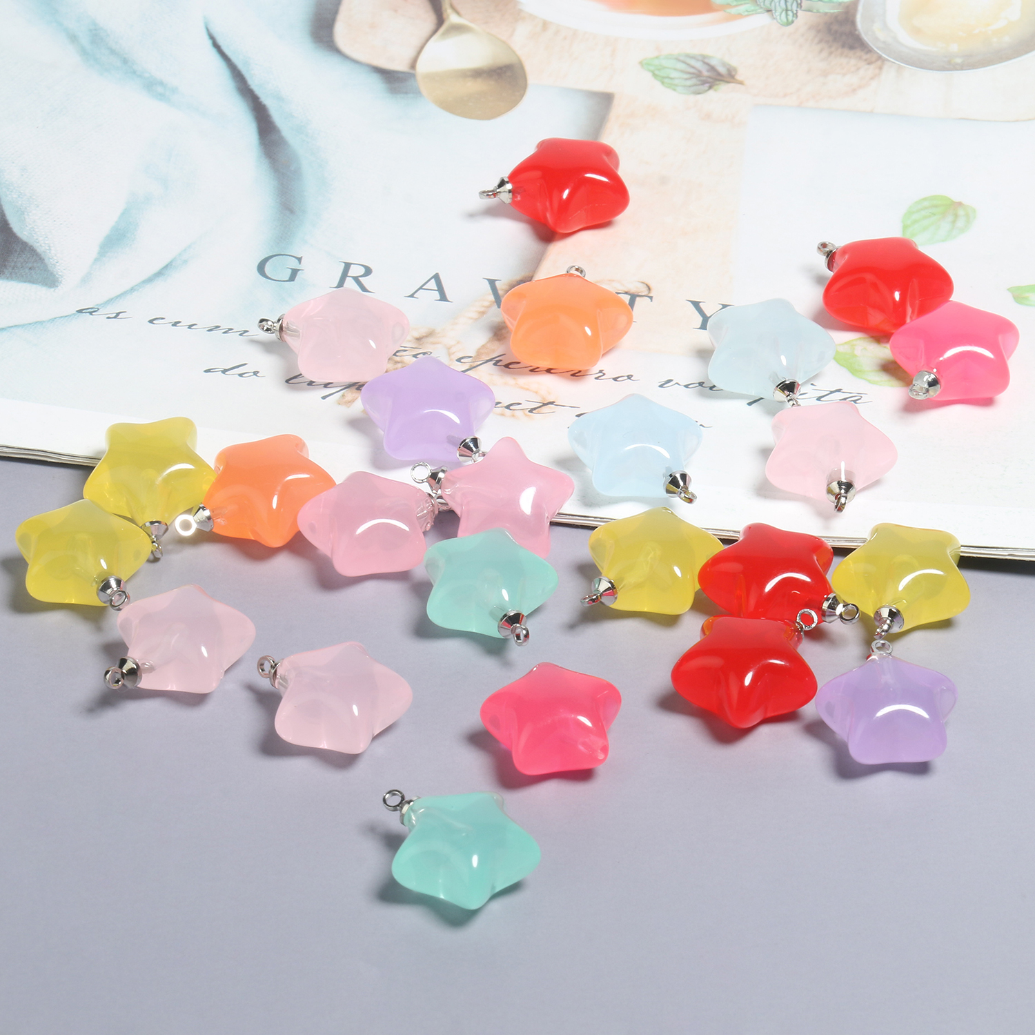 10Pcs Cute Mini Egg Yolk Resin Charms For Jewelry Making Key Chain Necklace  Pendant DIY Decoration Accessory C920
