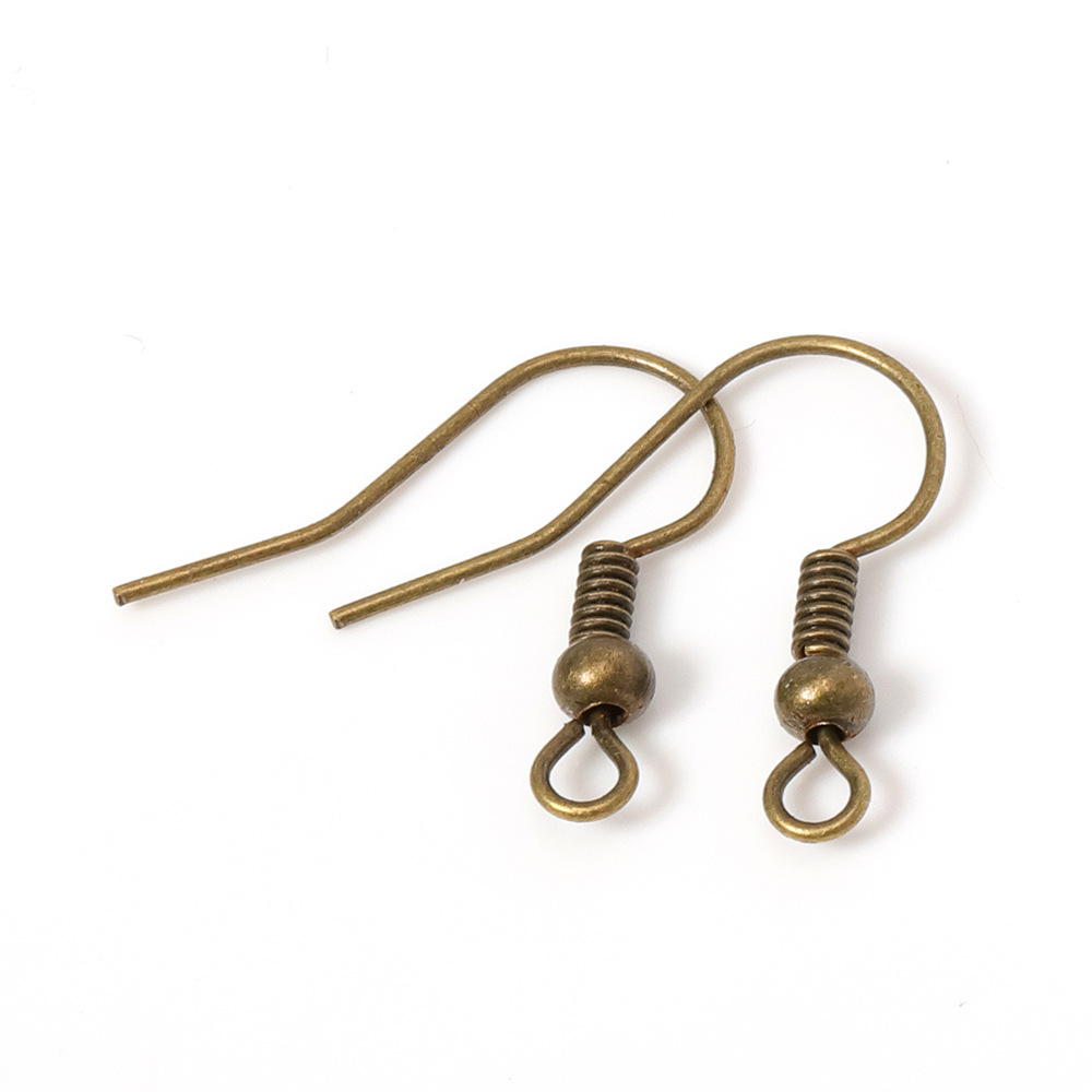 Golden Antique Bronze Ear Hooks Earrings Clasps Findings - Temu Canada