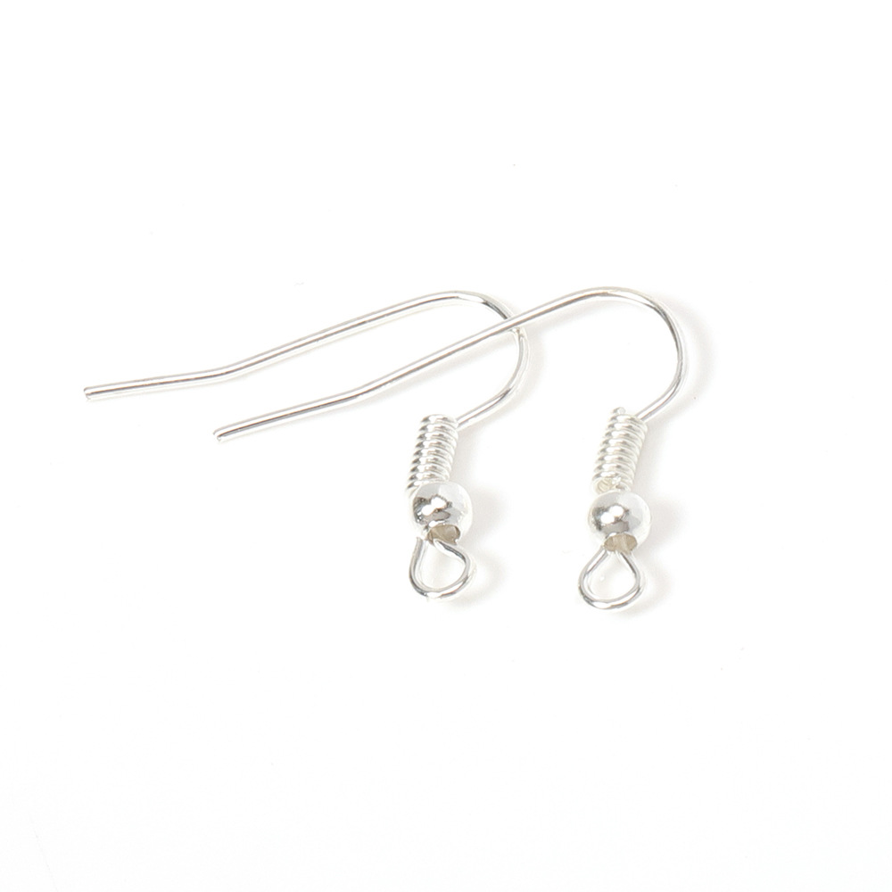 Sterling Silver Fish Hook Earring Wires 10mm Earring Findings for
