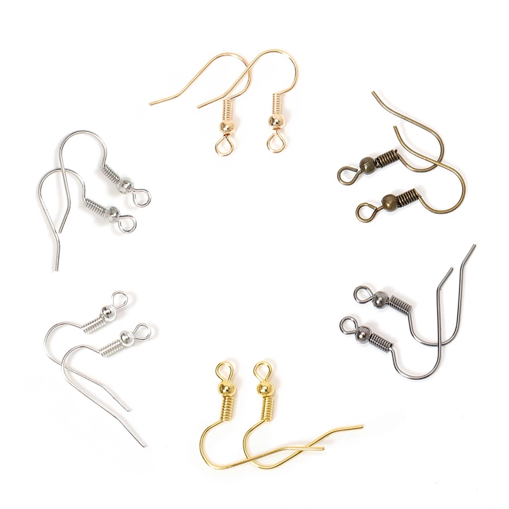 Golden Antique Bronze Ear Hooks Earrings Clasps Findings - Temu Canada