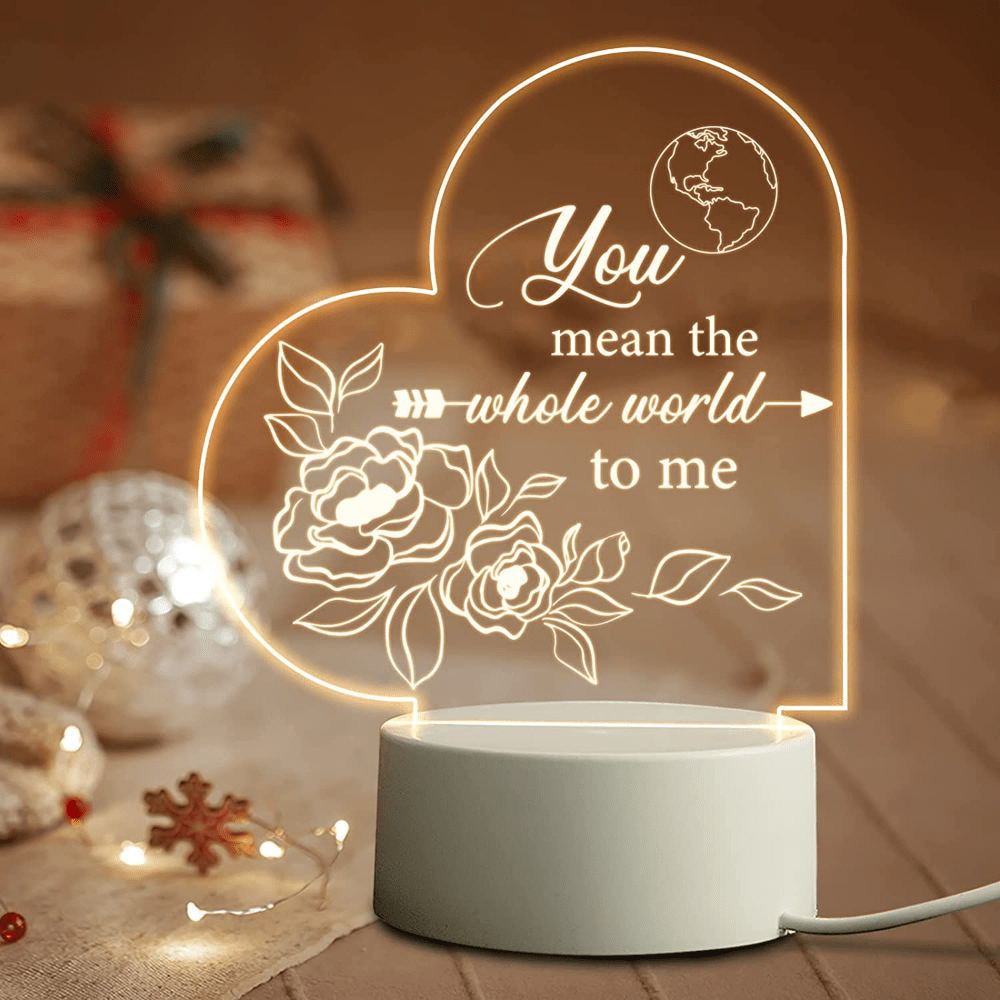 Led Engraved Night Lamp For Girlfriend's Gifts, Gifts For Girlfriends From  Boyfriend, Romantic Girlfriends Gifts Night Light For Christmas,  Anniversary, Birthday, Valentine's Day, Thanksgiving, Holiday, Seasonal  Gifts - Temu Bulgaria
