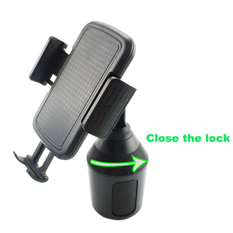 1pcs Black Adjustable Deformation Car Mobile Phone Holder Water Cup Holder  Center Console Rear Seat Universal Joint Adjustment Car Navigation Bracket