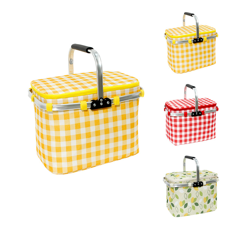 Foldable Picnic Basket Camping Gear Outdoor Storage Bag - Temu