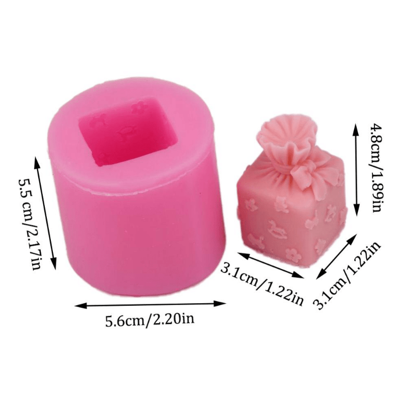 Mini Gift Box / 4 in 1 / Silicone Soap/candle/resin/clay Molds 