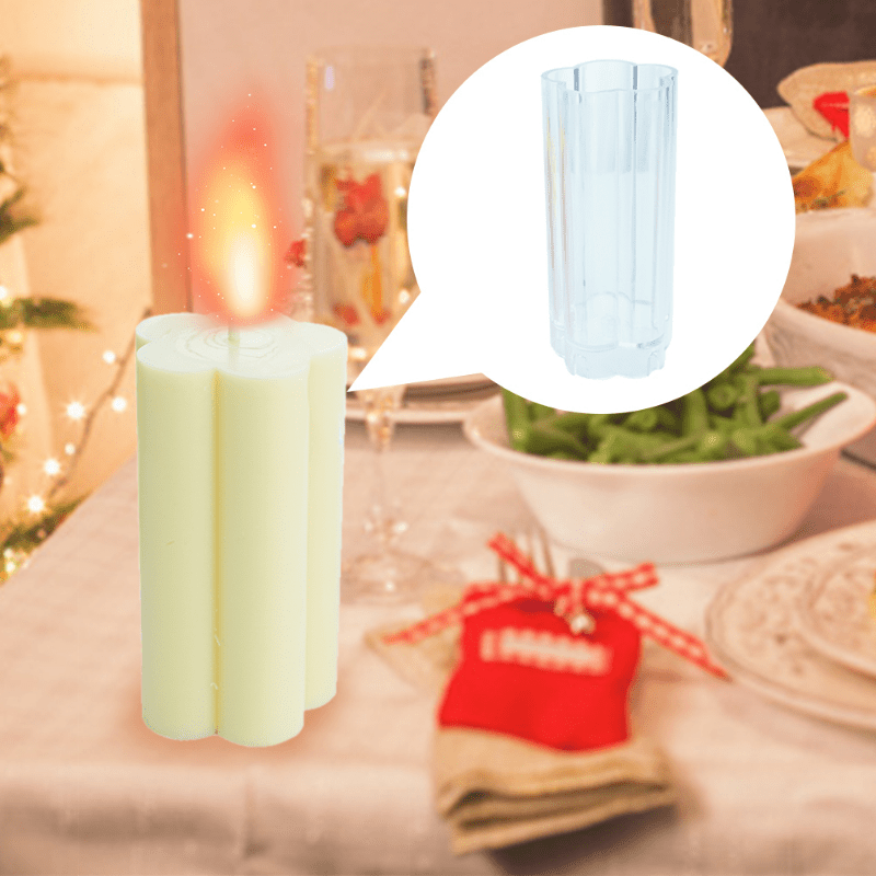Long Pole Candle Molds Silicone Pillar Candle Making Kit Supplies Mold 1pc  Set