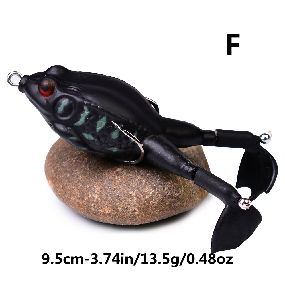  EVER Frog Lure Frog Torpedo Double Propeller Frog Fishing  Bait Hook Bait Soft Lure Live 3.5 inches (9 cm) 37.4 inches (955 cm) :  Sports & Outdoors
