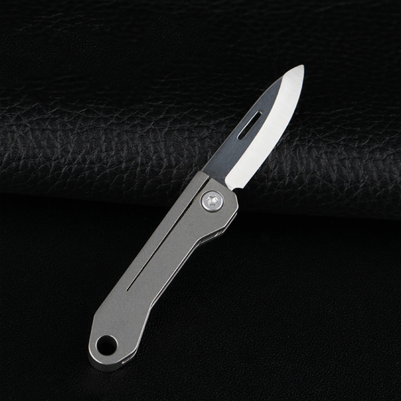  Joy-Touch Titanium Alloy Small Keychain Knife, Mini