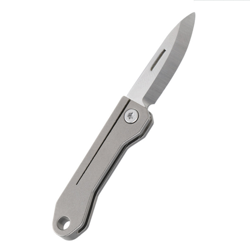 MASALONG-Mini navaja plegable EDC, llavero de cuchillo pequeño de acero D2,  conveniente para uso diario kni203 - AliExpress