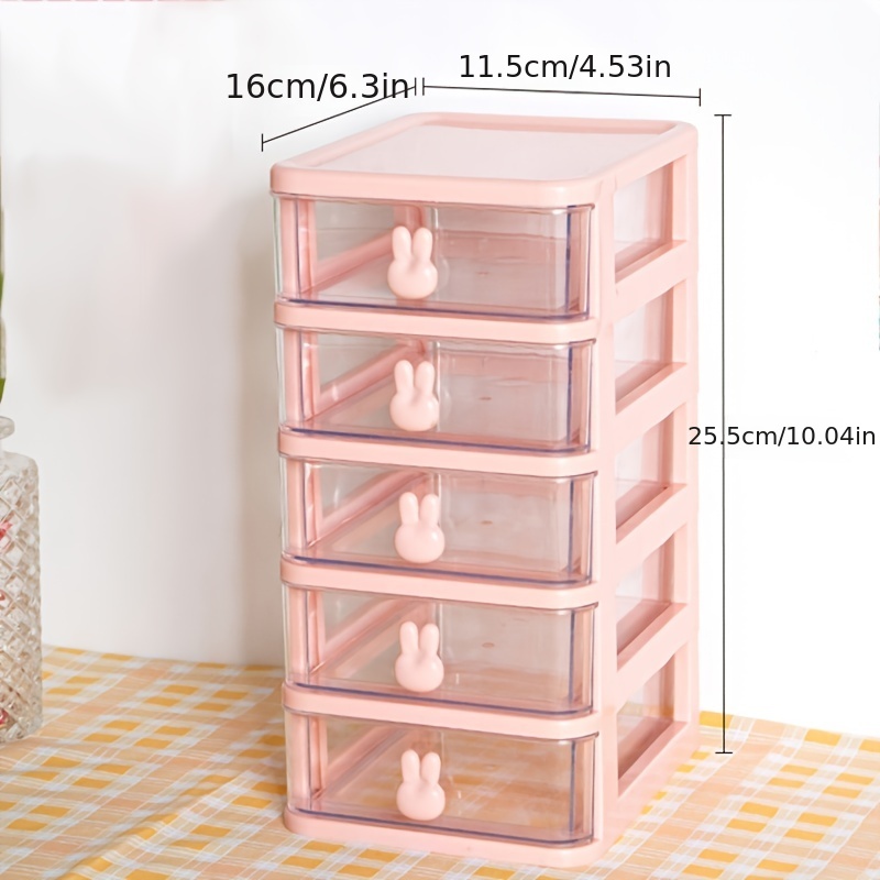Plastic Storage Drawers Organizer,Drawer Organizers,6 Drawer Plastic  Storage & Organizer Cart,Storage for Home,Office,Classroom,Arts & Crafts